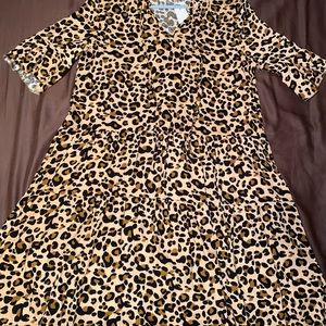 Leopard print dress